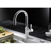 BLANCO CARENA-S VARIO kihúzható zuhanyfejes kétszínű csaptelep